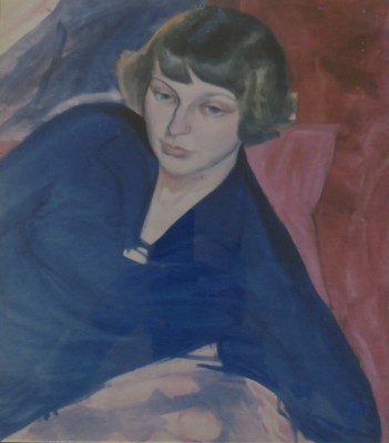 Магда Нахман 
Портрет Марины Цветаевой. Холст, масло. 1913 г. 
Частная коллекция 