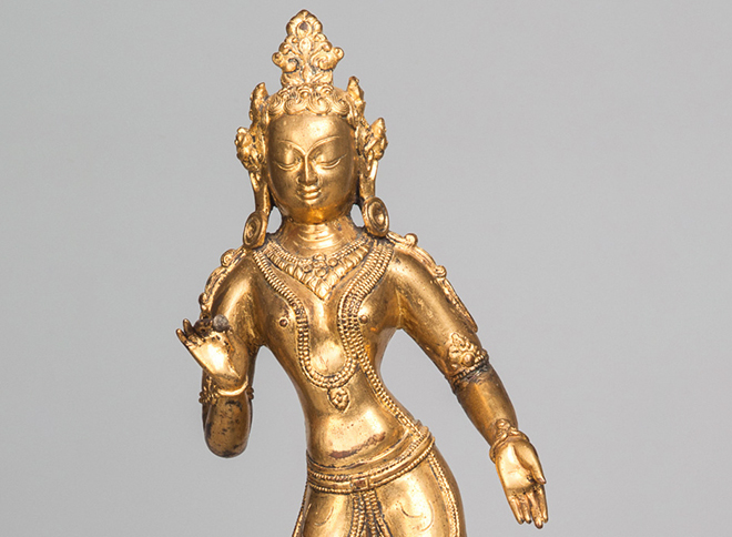 Образ Деви и культ богинь-матерей в индуистской скульптуре в коллекции произведений искусства из наследия семьи Рерихов