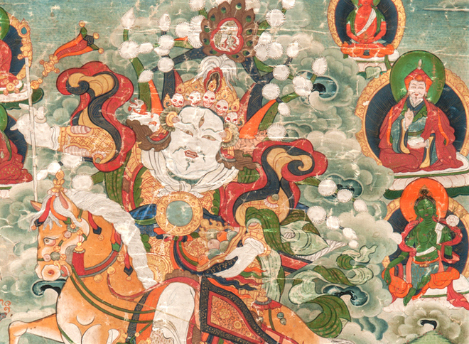 Стражи просветления: пантеон тибетского буддизма в танках из коллекции Рерихов