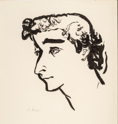 Митурич-Хлебников М.П. Юноша аджарец.  Москва, 1970 - 1989 гг.