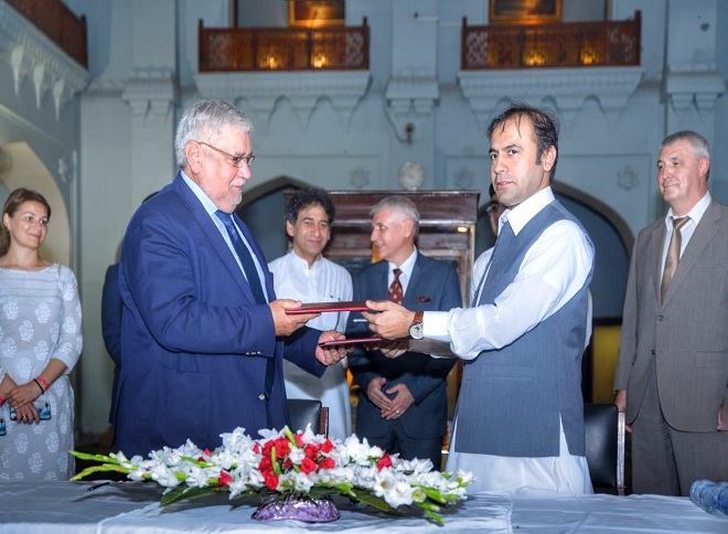 Соглашение о сотрудничестве между Государственным музеем Востока и Пешаварским музеем (Пакистан)