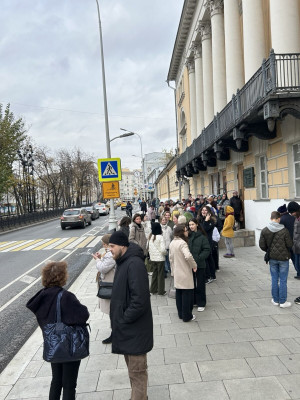 Перед открытием музея