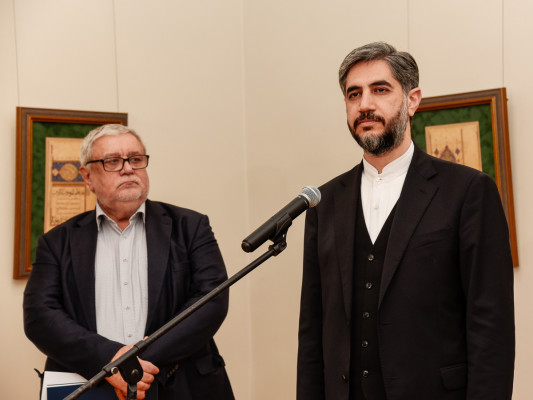 Генеральный директор ГМВ Александр Седов  и Советник по культуре посольства Исламской республики Иран г-н Масуд Ахмадванд