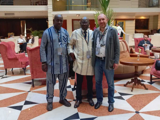 Дауда Кейта - директор Национального музея Мали, Мохамед Амиру Конте - директор Национального музея Гвинеи, Никита Калеткин - директор Музея Африки