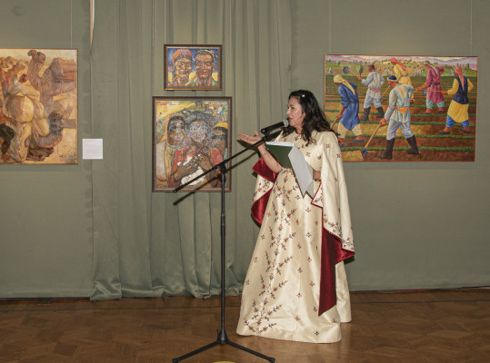 Руководитель Московского общества Туркменской культуры Гульнабат Текаева