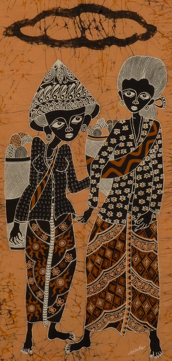 Синта. Идущие яванки. Индонезия, о. Ява. 1960–1970-е гг.