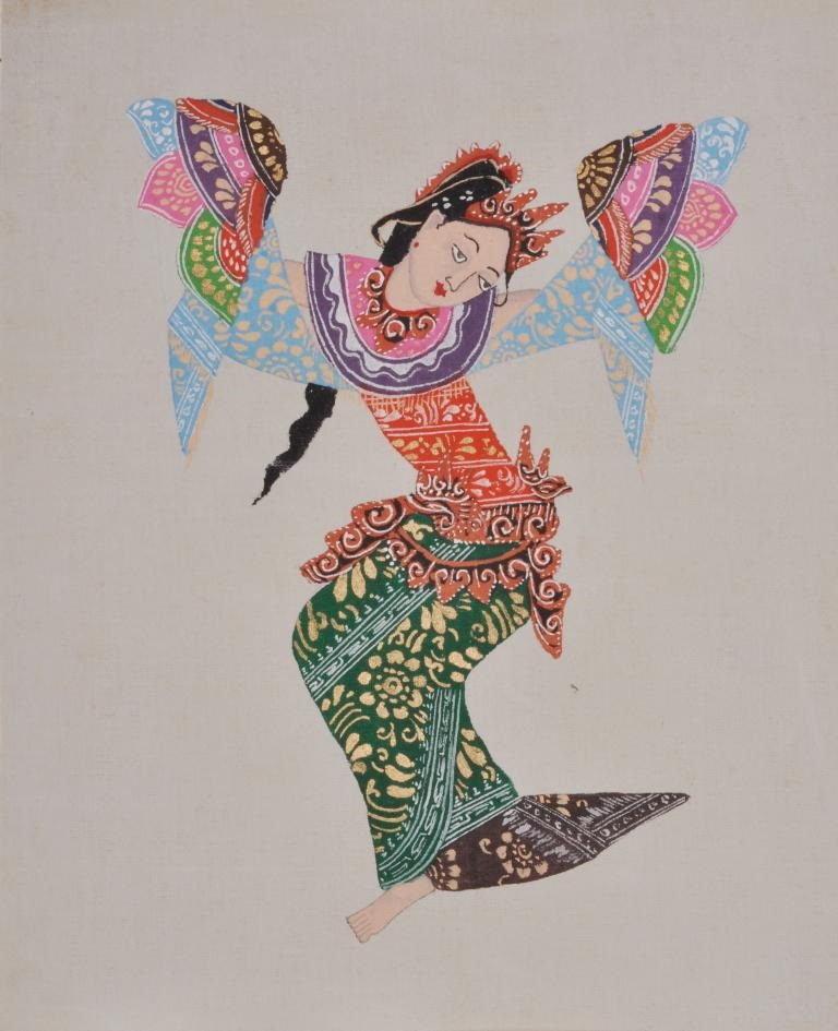 Неизвестный художник. Балийская танцовщица. Индонезия, о. Бали. 1960–1970-е гг.